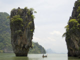 View of Koh Ping-Gan from Koh Ta Poo, Known as James Bond Island, Phang-Nga Bay, Thailand Photographic Print by Sergio Pitamitz