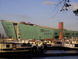 Nemo Museum Exterior in the Shape of a Boat, Amsterdam, the Netherlands (Holland) Photographic Print by Richard Nebesky
