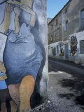 Murals, Orgosolo, Island of Sardinia, Italy Photographic Print by Oliviero Olivieri