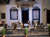 Cafe, Nafplion, Peloponnese, Greece Photographic Print by Oliviero Olivieri