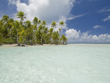 Blue Lagoon, Rangiroa, Tuamotu Archipelago, French Polynesia Islands Photographie par Sergio Pitamitz