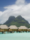 Pearl Beach Resort, Bora-Bora, Leeward Group, Society Islands, French Polynesia Photographie par Sergio Pitamitz