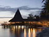 Kia Ora Resort, Rangiroa, Tuamotu Archipelago, French Polynesia Islands Photographie par Sergio Pitamitz
