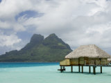 Pearl Beach Resort, Bora-Bora, Leeward Group, Society Islands, French Polynesia Fotografie-Druck von Sergio Pitamitz