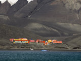 Spanish Base, Deception Island, South Shetland Islands, Antarctica, Polar Regions Photographic Print by Sergio Pitamitz