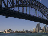 Opera House and Harbour Bridge, Sydney, New South Wales, Australia Photographic Print by Sergio Pitamitz