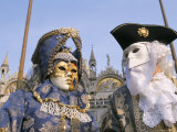 People in Masks and Costume, Venice Carnival, Venice, Veneto, Italy Photographic Print by Sergio Pitamitz