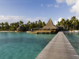 Kia Ora Resort, Rangiroa, Tuamotu Archipelago, French Polynesia Islands Photographie par Sergio Pitamitz
