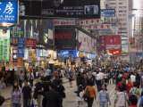 Sai Yeung Choi Street, Mong Kok District, Kowloon, Hong Kong, China Photographic Print by Sergio Pitamitz