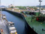 Miraflores Locks, Panama Canal, Panama, Central America Photographic Print by Sergio Pitamitz