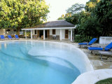 Swimming Pool at Luxury Hotel, Formerly Ian Fleming's House, Goldeneye, St. Mary Photographic Print by Sergio Pitamitz