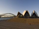Opera House and Harbour Bridge, Sydney, New South Wales, Australia Photographic Print by Sergio Pitamitz