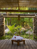 Spa, Pearl Beach Resort, Bora-Bora, Leeward Group, Society Islands, French Polynesia Fotografie-Druck von Sergio Pitamitz