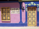 La Plaza Pizza Pub, El Gran Roque, Los Roques, Venezuela, South America Photographic Print by Sergio Pitamitz