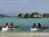 Pearl Beach Resort, Bora-Bora, Leeward Group, Society Islands, French Polynesia Photographie par Sergio Pitamitz