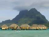 Pearl Beach Resort, Bora-Bora, Leeward Group, Society Islands, French Polynesia Photographie par Sergio Pitamitz