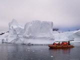 Icebergs Near Pleneau Island, Lemaire Channel, Antarctic Peninsula, Antarctica, Polar Regions Photographic Print by Sergio Pitamitz