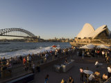Opera House and Harbour Bridge, Sydney, New South Wales, Australia Photographic Print by Sergio Pitamitz