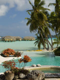 Pearl Beach Resort, Bora-Bora, Leeward Group, Society Islands, French Polynesia Photographie par Sergio Pitamitz