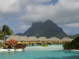 Pearl Beach Resort, Bora-Bora, Leeward Group, Society Islands, French Polynesia Photographie par Sergio Pitamitz