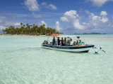 Blue Lagoon, Rangiroa, Tuamotu Archipelago, French Polynesia Islands Photographie par Sergio Pitamitz