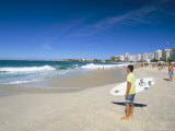 Copacabana Beach, Rio De Janeiro, Brazil, South America Photographic Print by Sergio Pitamitz
