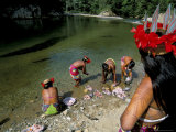 Embera Indian, Soberania Forest National Park, Panama, Central America Photographic Print by Sergio Pitamitz
