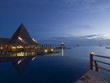 Kia Ora Resort, Rangiroa, Tuamotu Archipelago, French Polynesia Islands Photographie par Sergio Pitamitz
