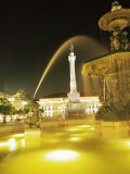 Rossio Square, Praca Dom Pedro Iv, Lisbon, Portugal Photographie par Yadid Levy