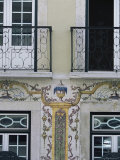 Typical Azulejos (Painted Tiles), Lisbon, Portugal Photographie par Yadid Levy