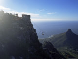 Cable Car Going up Table Mountain, Cape Town, South Africa, Africa Photographic Print by Yadid Levy