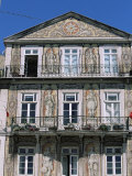 Facade of a Building Decorated with Azulejos, Bairro Alto, Lisbon, Portugal Photographic Print by Yadid Levy