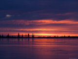 Sunrise at the Lake Near Churchill, Hudson Bay, Manitoba, Canada Lámina fotográfica por Thorsten Milse