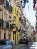 Street in Bairro Alto, Lisbon, Portugal Photographic Print by Yadid Levy