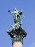 King Wilhelm Jubilee Column at Schlossplatz, Stuttgart, Baden Wurttemberg, Germany Photographic Print by Yadid Levy