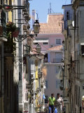 Street in Bairro Alto, Lisbon, Portugal Photographic Print by Yadid Levy