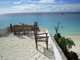 Balcony Overlooking Indian Ocean, Nungwi Beach, Island of Zanzibar, Tanzania, East Africa, Africa Photographic Print by Yadid Levy