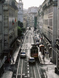 Traffic in the Baixa Area, Lisbon, Portugal Photographie par Yadid Levy