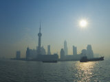 Lujiazui Finance and Trade Zone, and Huangpu River, Shanghai, China Photographic Print by Jochen Schlenker