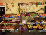 Fruit Displayed Outside Shop, Calvi, Corsica, France Photographic Print by Yadid Levy