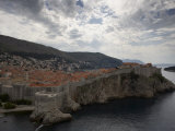 Dubrovnik, Unesco World Heritage Site, View from Fortress Lovrijenac, Dalmatian Coast, Croatia Photographic Print by Joern Simensen