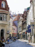 Pikk Street, Old Town, Tallinn, Estonia, Baltic States Photographie par Yadid Levy