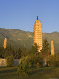 The Three Pagodas, Dali Old Town, Yunnan Province, China Photographic Print by Jochen Schlenker The Three Pagodas, Dali Old Town, Yunnan Province, China Photographic Print by Jochen Schlenker