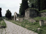 Via Dei Sepolchri, Pompeii, Unesco World Heritage Site, Campania, Italy Photographic Print by Christina Gascoigne