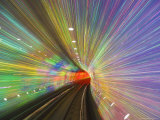 West Bund Sightseeing Tunnel, Huangpu District, Shanghai, China Photographic Print by Jochen Schlenker