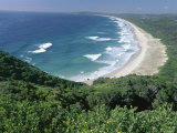Looking South from Cape Byron to Tallow Beach, New South Wales Photographic Print by Robert Francis