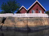 Summer Cottage on Island Along Sandefjordsfjord, Vestfold, Norway, Scandinavia Photographic Print by Kim Hart