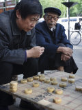 Playing Xiangqi, Chinese Chess, on the Streets of Beijing, China Photographic Print by Andrew Mcconnell