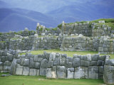 Inca Masonry, Fortress of Sacsayhuaman, Cusco, Peru, South America Photographic Print by Robert Francis
