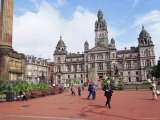 Town Hall, George Square, Glasgow, Scotland, United Kingdom Photographic Print by Yadid Levy